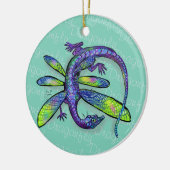 Dragonfly Dragon Keramisch Ornament (Links)