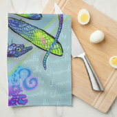 Dragonfly Dragon Theedoek (Quarter Fold)