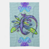 Dragonfly Dragon Theedoek (Verticaal)