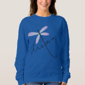 Dragonfly Dream Abstracte kunst om te Draag Trui (Voorkant)