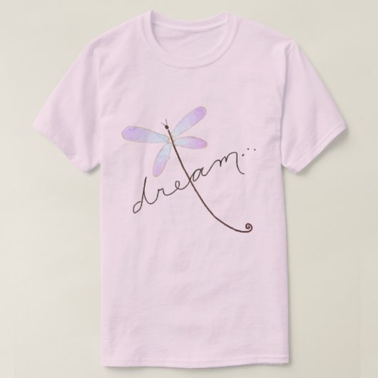 Dragonfly Dream Originele Abstracte kunst T-shirt (Design voorkant)