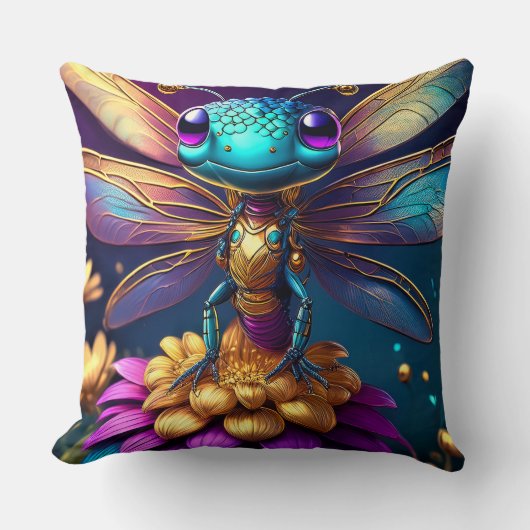Dragonfly Dreaming Cushion Kussen (Voorkant)