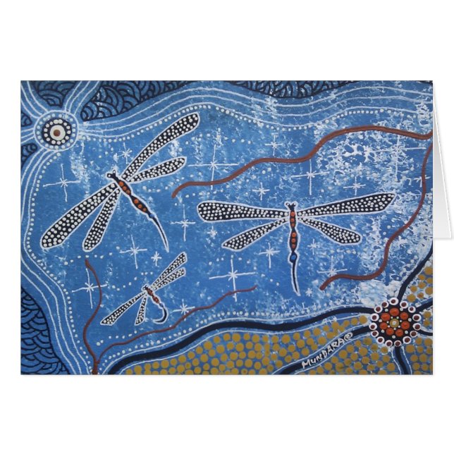 DRAGONFLY DREAMING KAART (Voorkant Horizontaal)