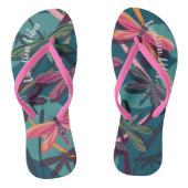 Dragonfly Dreams aangepaste Teenslippers (Voetbed)