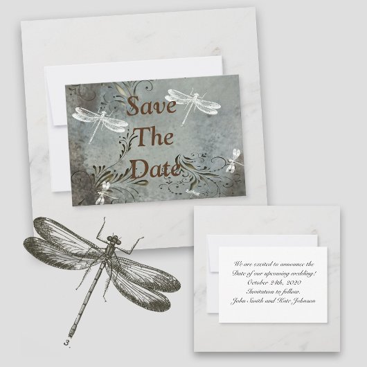 Dragonfly Dreams Bewaar de datum Save The Date