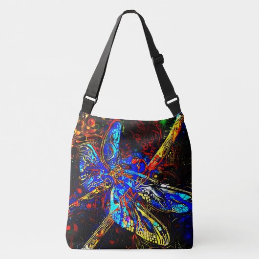 Dragonfly Dreams Crossbody Tas (Voorkant)