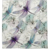 Dragonfly Dreams Shower Curtain Douchegordijn (Voorkant)
