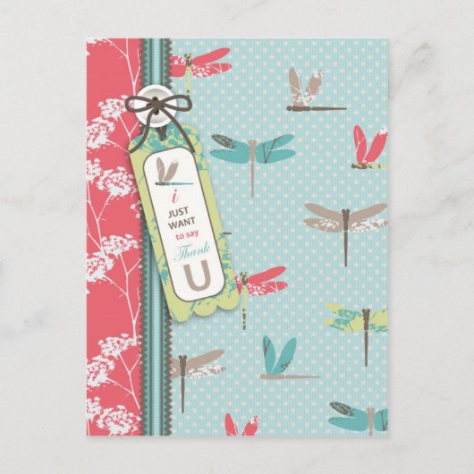 Dragonfly Dreams TY Briefkaart B (Voorkant)