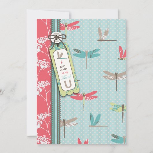 Dragonfly Dreams TY Card 2 Bedankkaart (Voorkant)