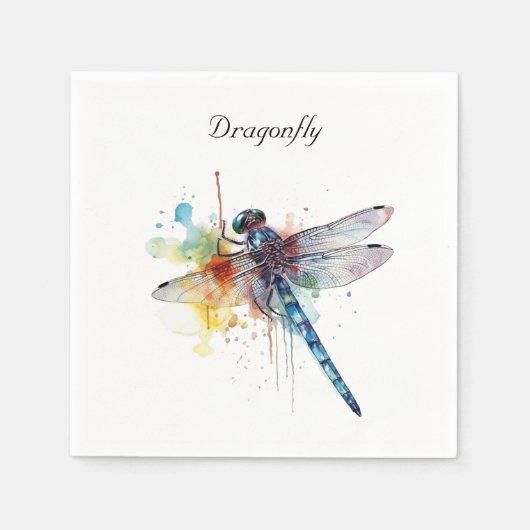 Dragonfly Dreamscape, aangepast Servet (Voorkant)