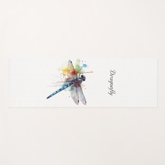 Dragonfly Dreamscape, aangepast Yogamat (Voorkant (horizontaal))
