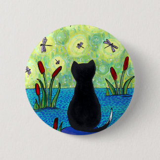 Dragonfly-droompen Ronde Button 5,7 Cm