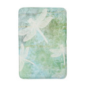 Dragonfly en bloem badmat (Voorkant Verticaal)