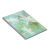 Dragonfly en bloem notitieboek (Rechterzijde)