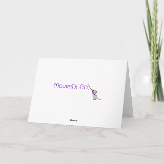 Dragonfly en Fractals Birthday Kaart (groot afdruk (Achterkant)