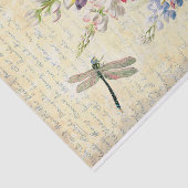 dragonfly en ontkoppeling van de ventilator Bouqu Tissuepapier (Detail)