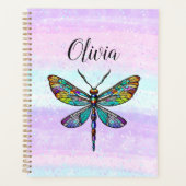 Dragonfly en verre coloré ailes (Devant)