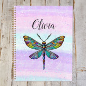 Dragonfly en verre coloré ailes