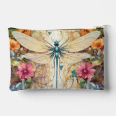 Dragonfly en wilde bloemen klein etui (Achterkant)