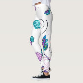 Dragonfly et leggings floraux tourbillonnant (Gauche)