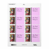 Dragonfly Fairy Book Label (Full Sheet)