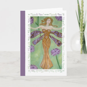 Dragonfly Fairy Hartelijk dank Bedankkaart