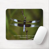 Dragonfly Faith Bible Verse Mouse Pad Muismat (Met muis)
