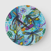 Dragonfly Fantasy  Ronde Klok (Voorkant)