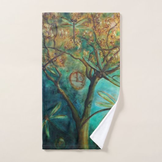 Dragonfly Flirtation (Serviette à main)