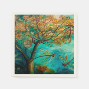 Dragonfly Flirtation Servet