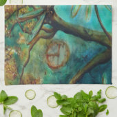 Dragonfly Flirtation Theedoek (Gevouwen)