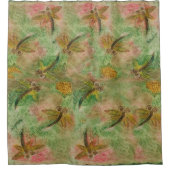Dragonfly Flit Coton Candy Douche rideau (Devant)