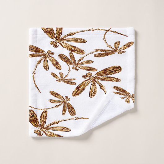 Dragonfly Flit Gold Frenzy (Gant de toilette)
