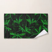 Dragonfly Flit Neon Green Bath Towel Set Bad Handdoek (Handdoek)