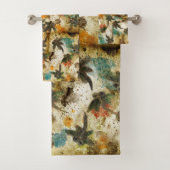 Dragonfly Flit Rustic  Bad Handdoek (Insitu)