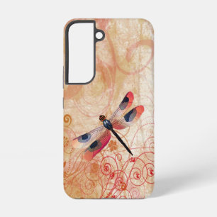 Dragonfly Flourish Samsung Galaxy Hoesje
