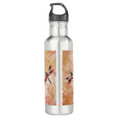 Dragonfly Flourish Water Bottle Waterfles (Achterkant)