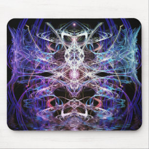 dragonfly fractal fantasy Mousepad Muismat
