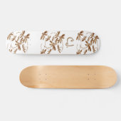 Dragonfly Frenzy Gold Skateboard Deck (Horz)