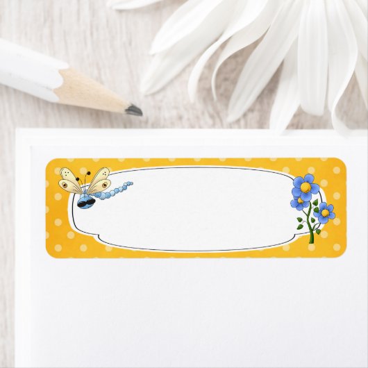 Dragonfly Garden Label (Insitu)