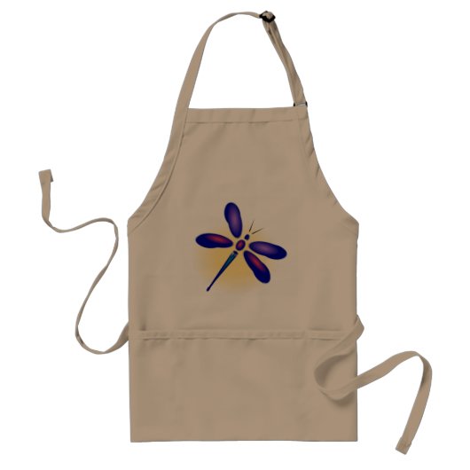 Dragonfly Gardening Apron Standaard Schort (Voorkant)