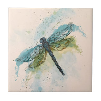 dragonfly-gesofisticeerde ontwerptegels tegeltje