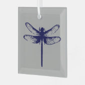 Dragonfly Glas Ornament (Voorkant links)