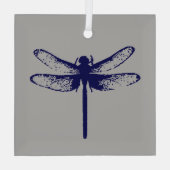 Dragonfly Glas Ornament (Achterkant)
