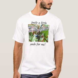 Dragonfly glimlachen t-shirt