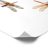 Dragonfly Graphic Art Poster (Hoek)