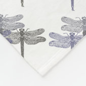 Dragonfly Grays Fleece Blanket (Hoek)