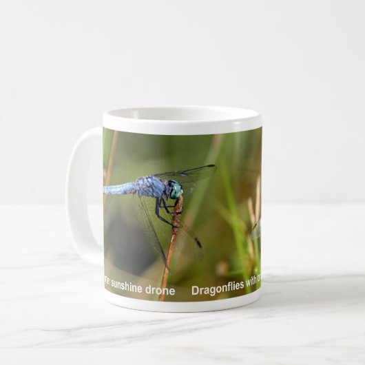 Dragonfly Haiku Coffee Mug (Devant gauche)