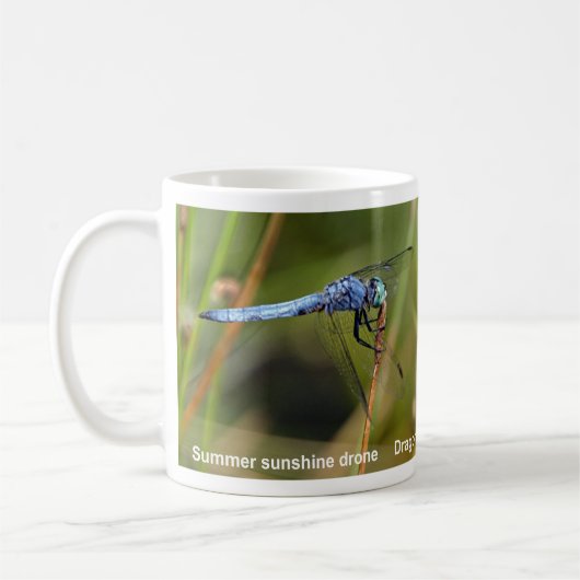 Dragonfly Haiku Coffee Mug (Gauche)