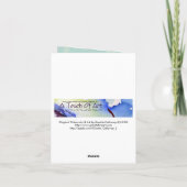 Dragonfly Happy Birthday  kaart (Achterkant)